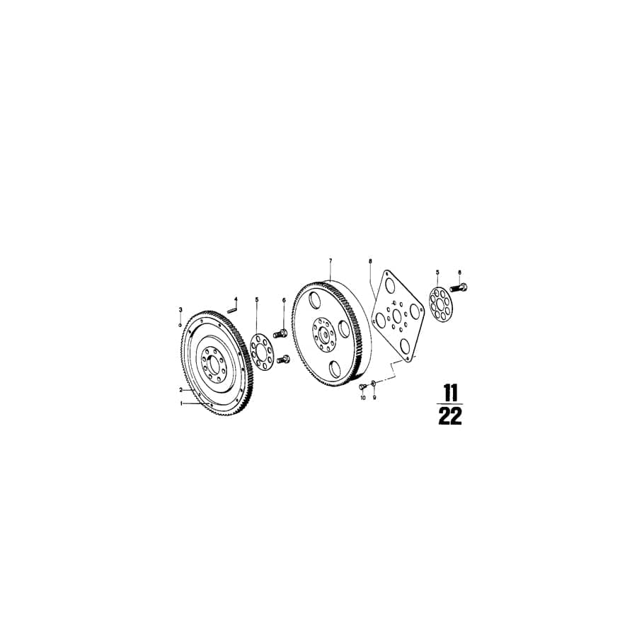 Genuine BMW 11220616131 Flywheel (Inc. 1800tiSA, 2002 & 2002ti) | ML Performance UK Car Parts