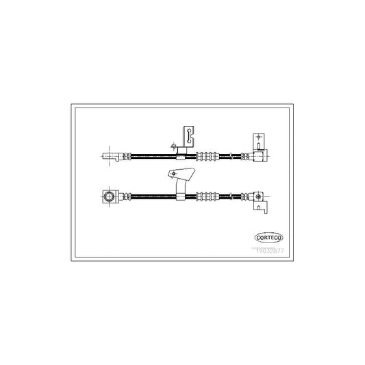 Corteco 19032877 Brake Hose For Chrysler Neon I | ML Performance UK