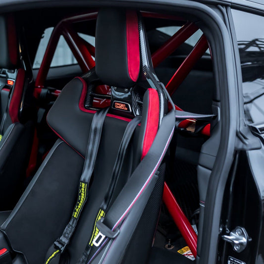 MANHART MHG802110 CLUBSPORT ROLL CAGE + SCHROTH RACING 4-POINT HARNESSES