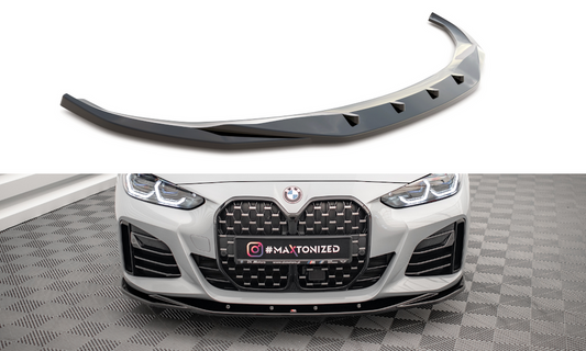 Maxton Design BM-4-G26-MPACK-GC-FD3T Front Splitter V.3 BMW Series 4 Gran Coupe M-Pack G26 | ML Performance UK Car Parts