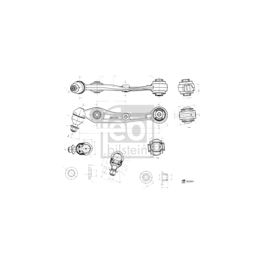 Febi Bilstein 185591 Suspension Arm