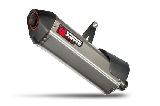 Scorpion RHA173SEO Honda CRF1000 L Serket Parallel Slip-On - Brushed Stainless Steel Sleeve | ML Performance UK UK
