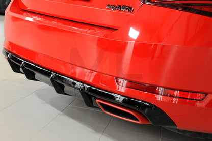 Rieger 00088271 Skoda 3T 3V Superb III Rear Diffuser 2 | ML Performance UK Car Parts