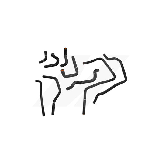 Mishimoto MMHOSE-SUB-ANCBK 01-05 Subaru WRX Black Silicone Ancillary Hoses