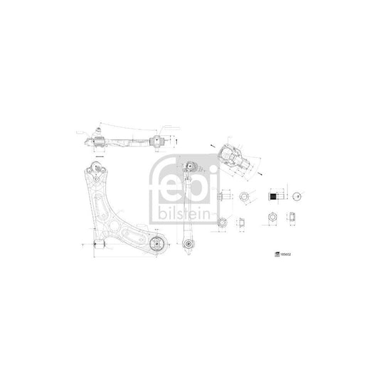 Febi Bilstein 185602 Suspension Arm