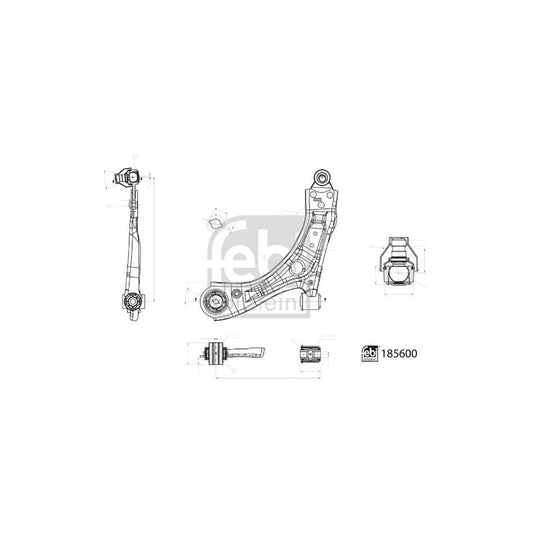 Febi Bilstein 185600 Suspension Arm For Ford Focus