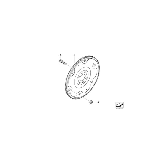 Genuine BMW 11227541071 R53 Flywheel Automatic (Inc. Cooper S & Coop.S JCW GP) | ML Performance UK Car Parts