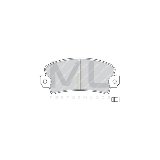Ferodo Sl Fsl1603 Brake Pad Set Not Prepared For Wear Indicator | ML Performance Car Parts