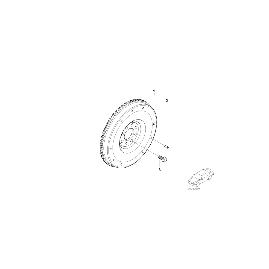 Genuine BMW 11227535601 R50 Dowel Pin 6X16 (Inc. One, One 1.6i & One 1.4i) | ML Performance UK Car Parts