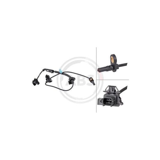 A.B.S. 31738 ABS Sensor for HONDA Civic IX Hatchback (FK) | ML Performance UK Car Parts