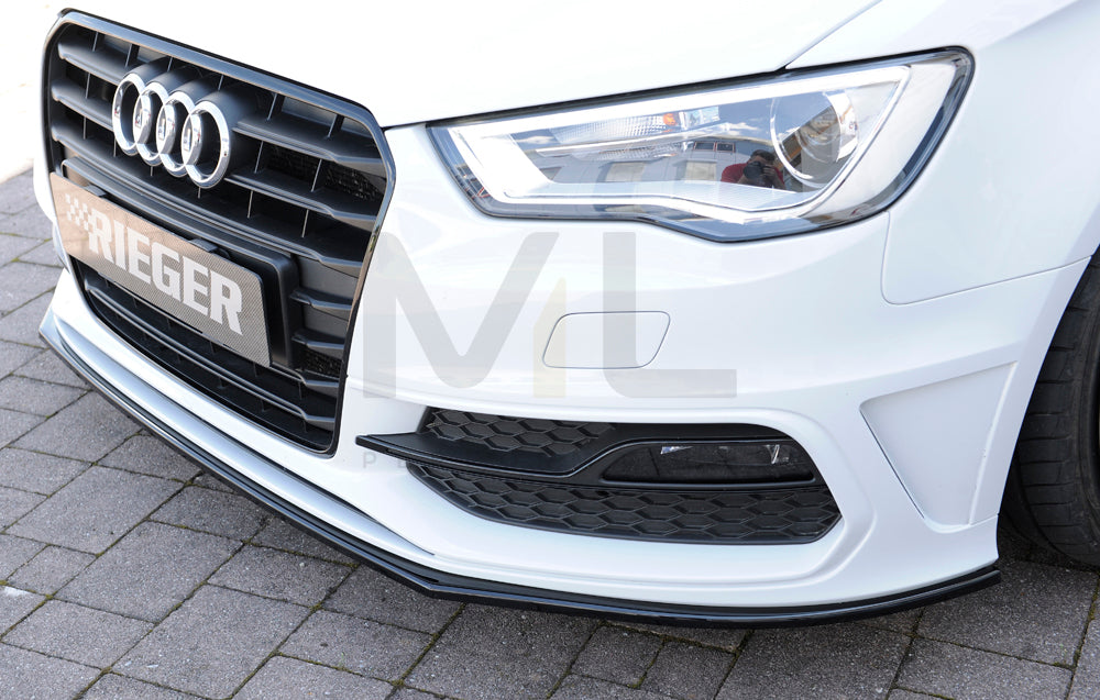 Rieger 00088115 Audi 8V Front Splitter (A3 & S3) 2 | ML Performance UK Car Parts