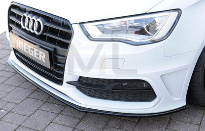 Rieger 00088115 Audi 8V Front Splitter (A3 & S3) 2 | ML Performance UK Car Parts