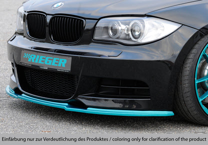 Rieger 00035044 BMW E82 E88 Front Splitter 2 |ML Performance UK Car Parts
