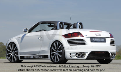 Rieger 00099051 Audi 8J TT Rear Bumper 3 | ML Performance UK Car Parts