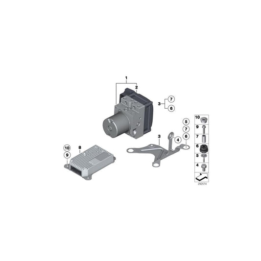 Genuine BMW 34526850107 F04 Repair Kit, Control Unit Dsc (Inc. Hybrid 7 & Hybrid 7L) | ML Performance UK Car Parts