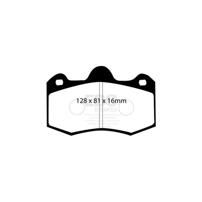 EBC DP5036NDX Holden Morgan Renault Seat Bluestuff NDX Front/Rear Brake Pads - AP/Girling/TRW Caliper 2 | ML Performance UK Car Parts