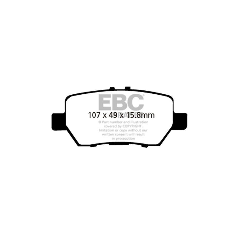 EBC DP1736 Honda Legend Ultimax Rear Brake Pads 2 | ML Performance UK Car Parts