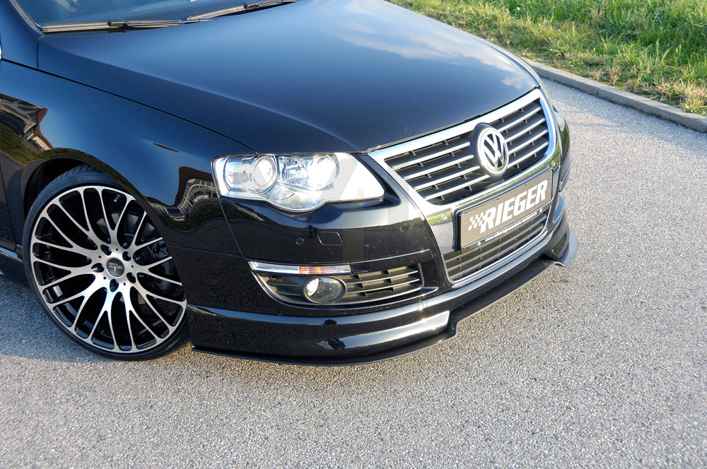 Rieger 00024071 VW 3C Passat Front Splitter 4 | ML Performance UK Car Parts