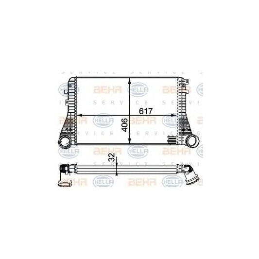 Hella 8ML 376 723-541 Intercooler