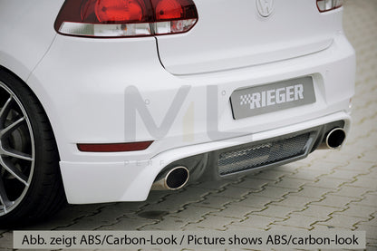 Rieger 00059527 VW Mk6 Golf Rear Diffuser (GTI & GTD) 1 | ML Performance UK Car Parts