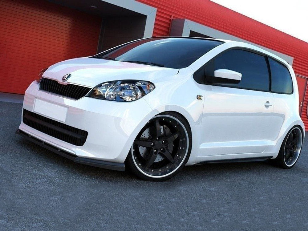 Maxton Design SK-CI-FD1T Front Splitter Skoda Citigo | ML Performance UK Car Parts