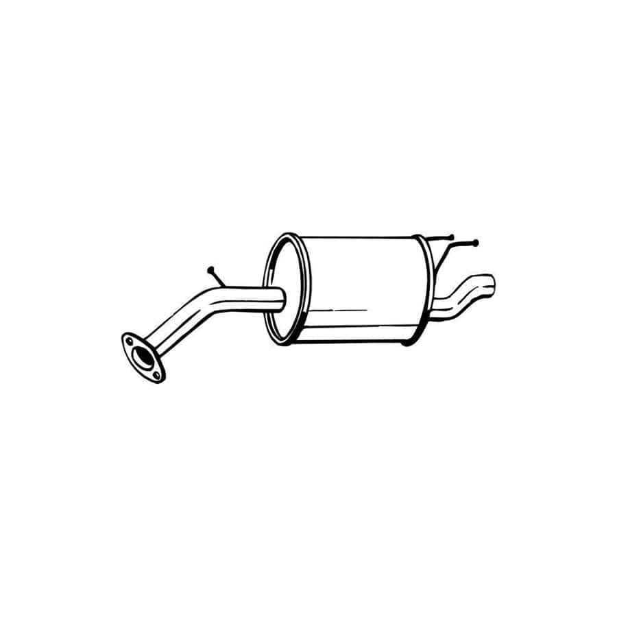 Bosal 128-023 Rear Silencer For Chevrolet Spark (M300)