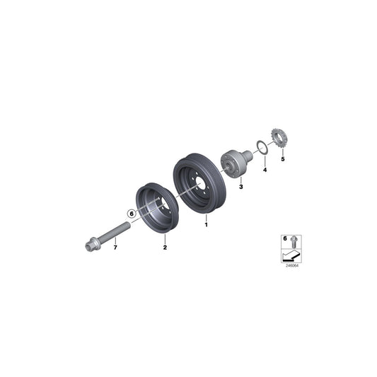 Genuine BMW 11237624103 F25 F23 F26 Vibration Damper (Inc. X3 28i, X3 28iX & 428i) | ML Performance UK Car Parts