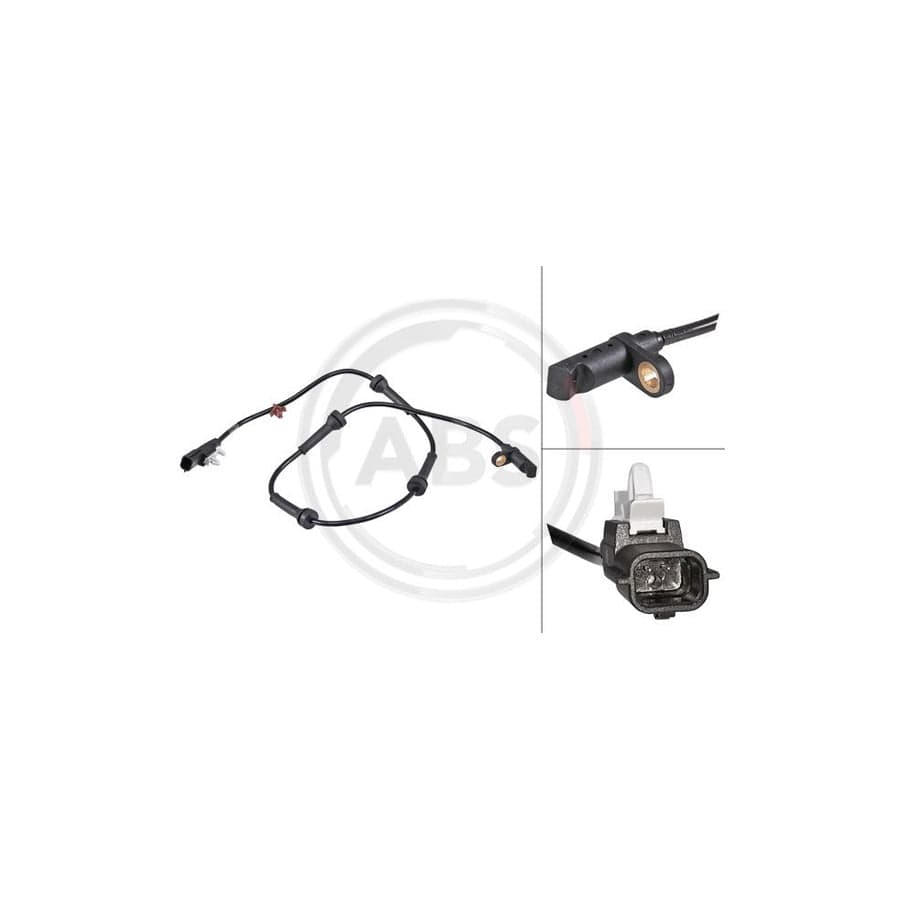 A.B.S. 31776 ABS Sensor for NISSAN Qashqai II (J11) | ML Performance UK Car Parts