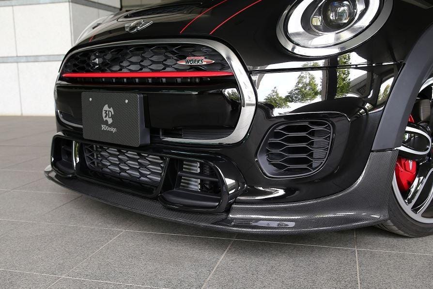 3D Design 3101-25611 Mini Carbon Fiber Front Lip Spoiler
