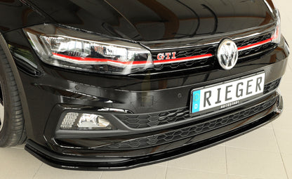 Rieger 00088167 VW Polo AW Front Splitter (Inc. Polo AW GTI) 5 | ML Performance UK Car Parts