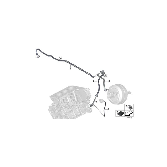 Genuine BMW 11668610507 G02 G20 Vacuum Pipe (Inc. X3 20i 1.6, X3 20dX & X3 20i) | ML Performance UK Car Parts