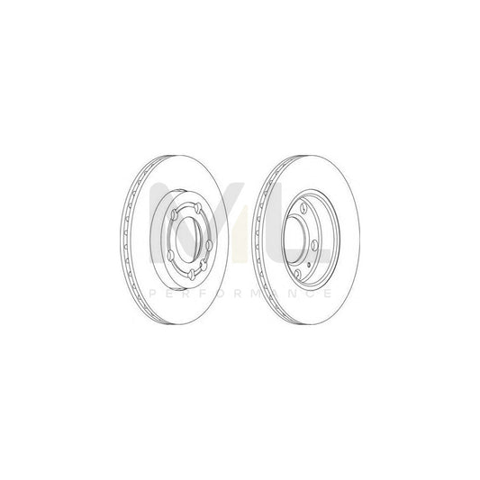 FERODO DDF1164-1 Brake Disc Vented | ML Performance Car Parts