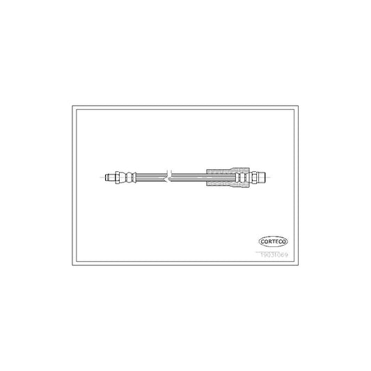 Corteco 19031069 Brake Hose For Audi A8 D2 (4D2, 4D8) | ML Performance UK