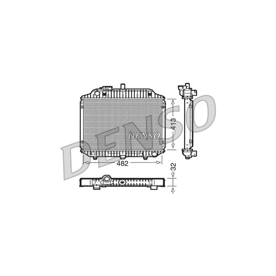 Denso DRM17010 Drm17010 Engine Radiator Suitable For Mercedes-Benz 100 | ML Performance UK