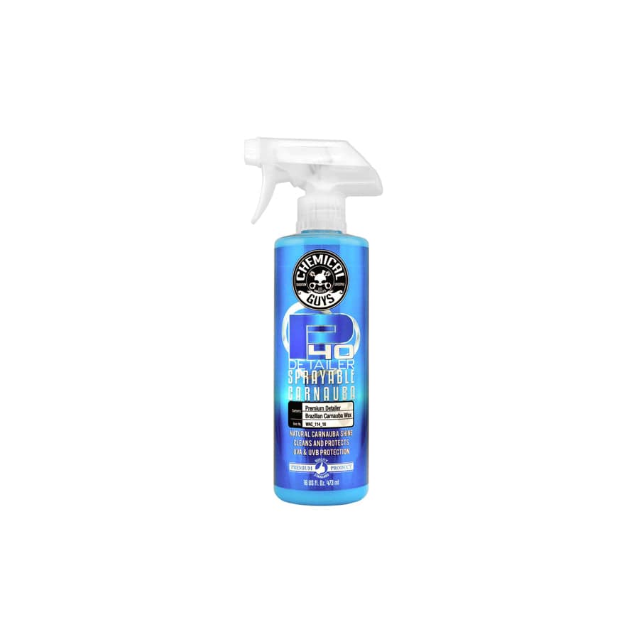 Chemical Guys P40 Quick Detail Spray Natural Carnauba Shine 16oz | ML Performance UK Car Parts
