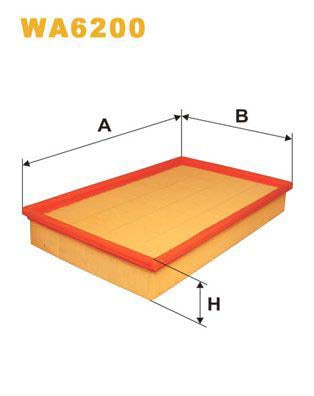 WIX Filters WA6200 Air Filter