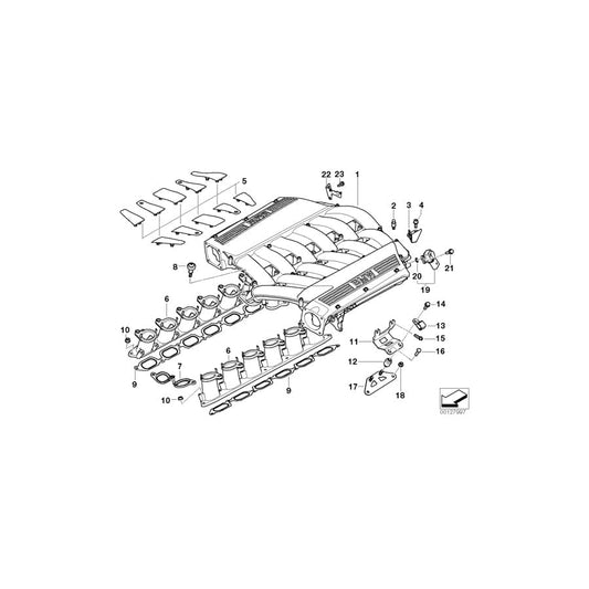 Genuine BMW 11617512832 E65 E67 E66 Support Plate (Inc. 760Li, 760LiS & 760i) | ML Performance UK Car Parts