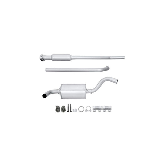 Hella 8LC 366 023-921 Middle Silencer For Ford Fiesta Mk3 Hatchback (GFJ)