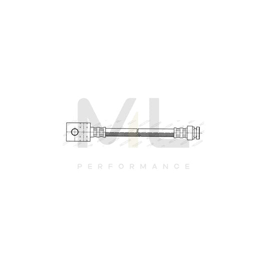 FERODO FHY2970 Brake Hose for NISSAN Patrol GR IV Off-Road (Y60, GR) 345mm, F 10X1 | ML Performance Car Parts