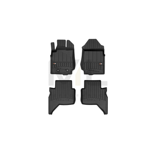 FROGUM Tailored, ProLine 3D409880 Floor mat set for FORD Ranger Mk3 (TKE) Elastomer, Front and Rear, Quantity: 4, Black | ML Performance Car Parts