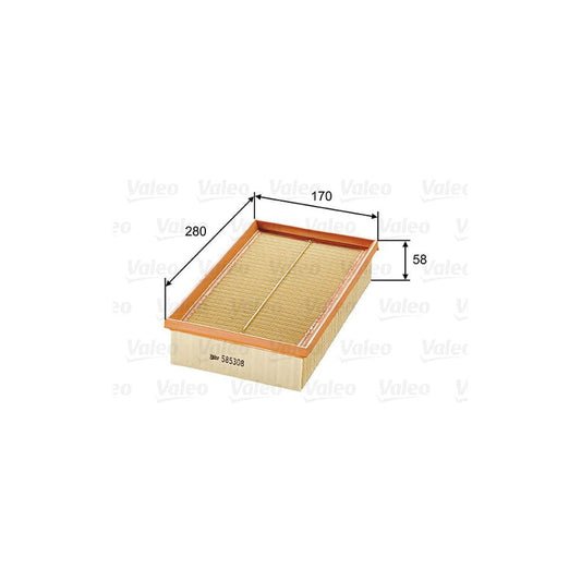 VALEO 585308 Air Filter | ML Performance UK Car Parts