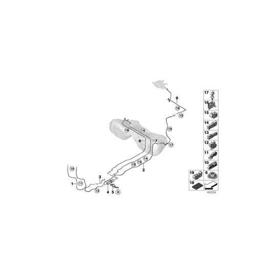 Genuine BMW 16137442840 F93 Scavenge Air Line (Inc. M8) | ML Performance UK Car Parts