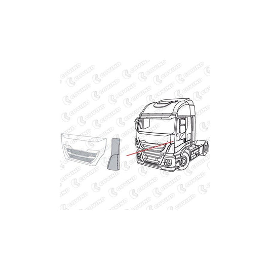 Covind 580/161 Air Deflector, Driver Cab | ML Performance UK