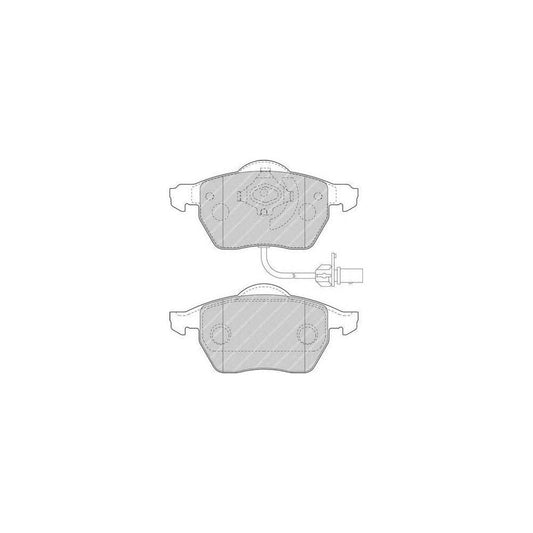 Ferodo Premier Fdb1697 Brake Pad Set For Lexus Rx Not Prepared For Wear Indicator | ML Performance Car Parts