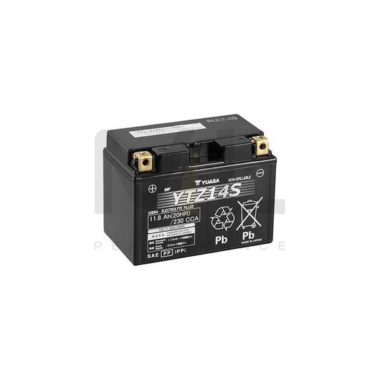 Yuasa YTZ14S 12V 11.8Ah Motorbike & Motorcycle Battery | ML Performance UK Car Parts