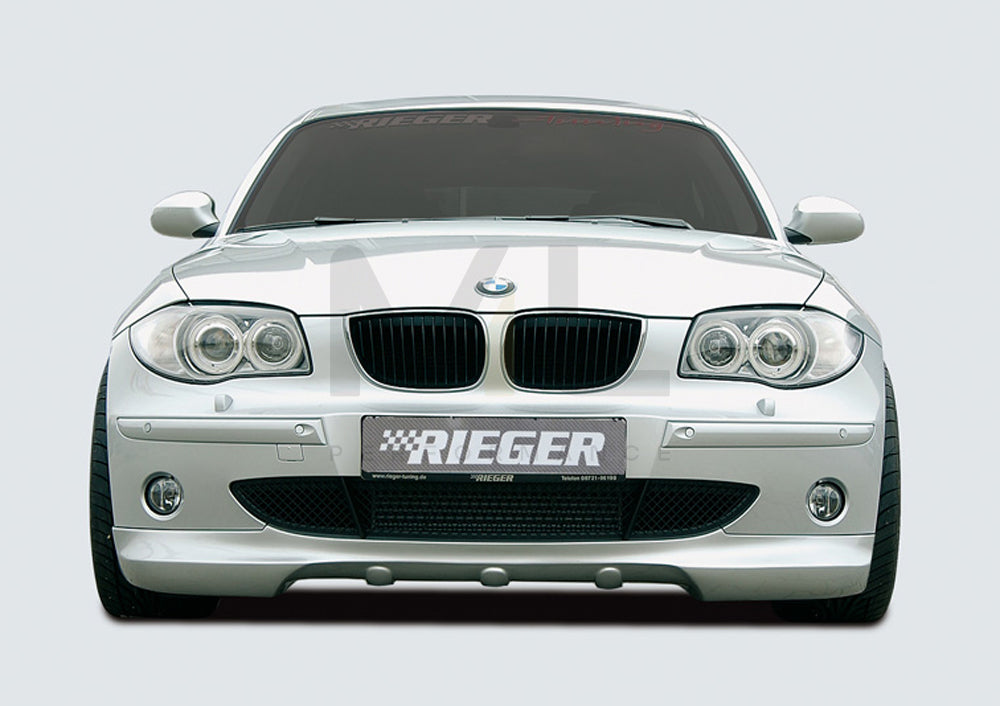 Rieger 00035010 BMW 1 Series E87 Front Splitter 1 | ML Performance UK Car Parts