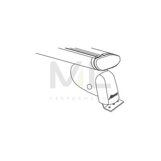 ATERA SIGNO 047149 Roof bars for cars without rails, 137 cm, 150 kg, Aluminium | ML Performance Car Parts