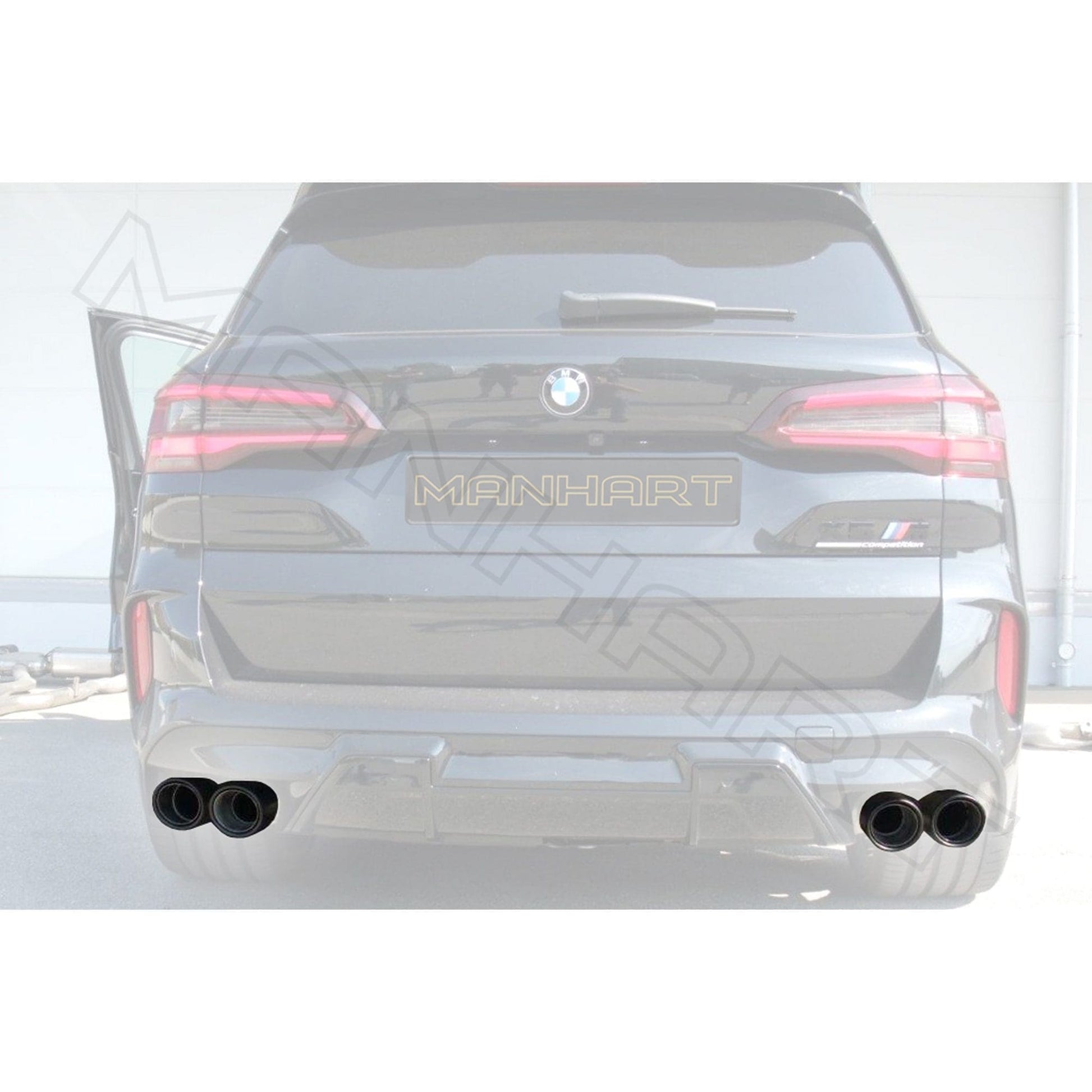 MANHART MH5F9511200 SLIP-ON SPORT EXHAUST FOR BMW F95 / F96 X5M / X6M (COMPETITION) WITH VALVE CONTROL