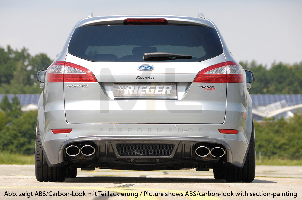 Rieger 00099111 Ford BA7 Mondeo Rear Diffuser 5 | ML Performance UK Car Parts