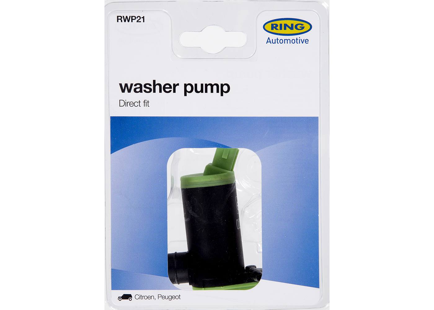 RING RWP21 Direct Fit Washer Pump Twin Outlet Citreon,Fiat,Peugeot | ML Performance